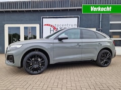 Audi Q5 Sportback - 55 TFSIe 367pk Full S-Line Black Line Quattro Matrix Quantum grey