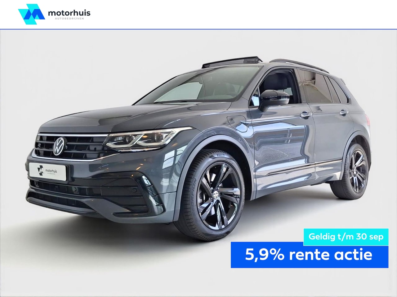 Volkswagen Tiguan - 1.4 TSI eHybrid 245pk DSG R-Line Business+ PANO IQ LIGHT BLACK PACK WINTERPACK - AutoWereld.nl