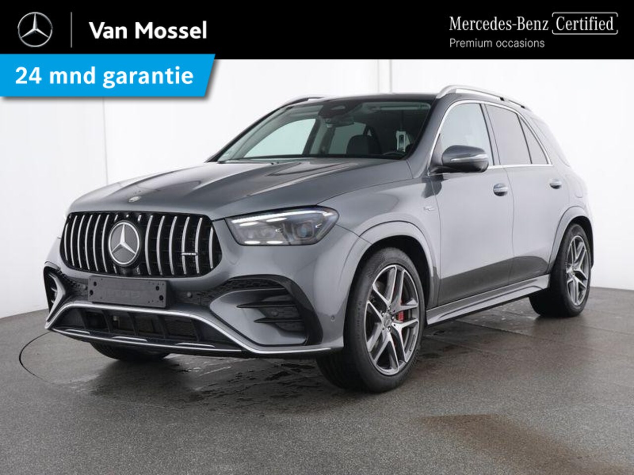 Mercedes-Benz GLE-Klasse - AMG 53 Hybrid 4MATIC+ / Panoramadak/ Burmester/ 21 inch/ El. Trekhaak - AutoWereld.nl