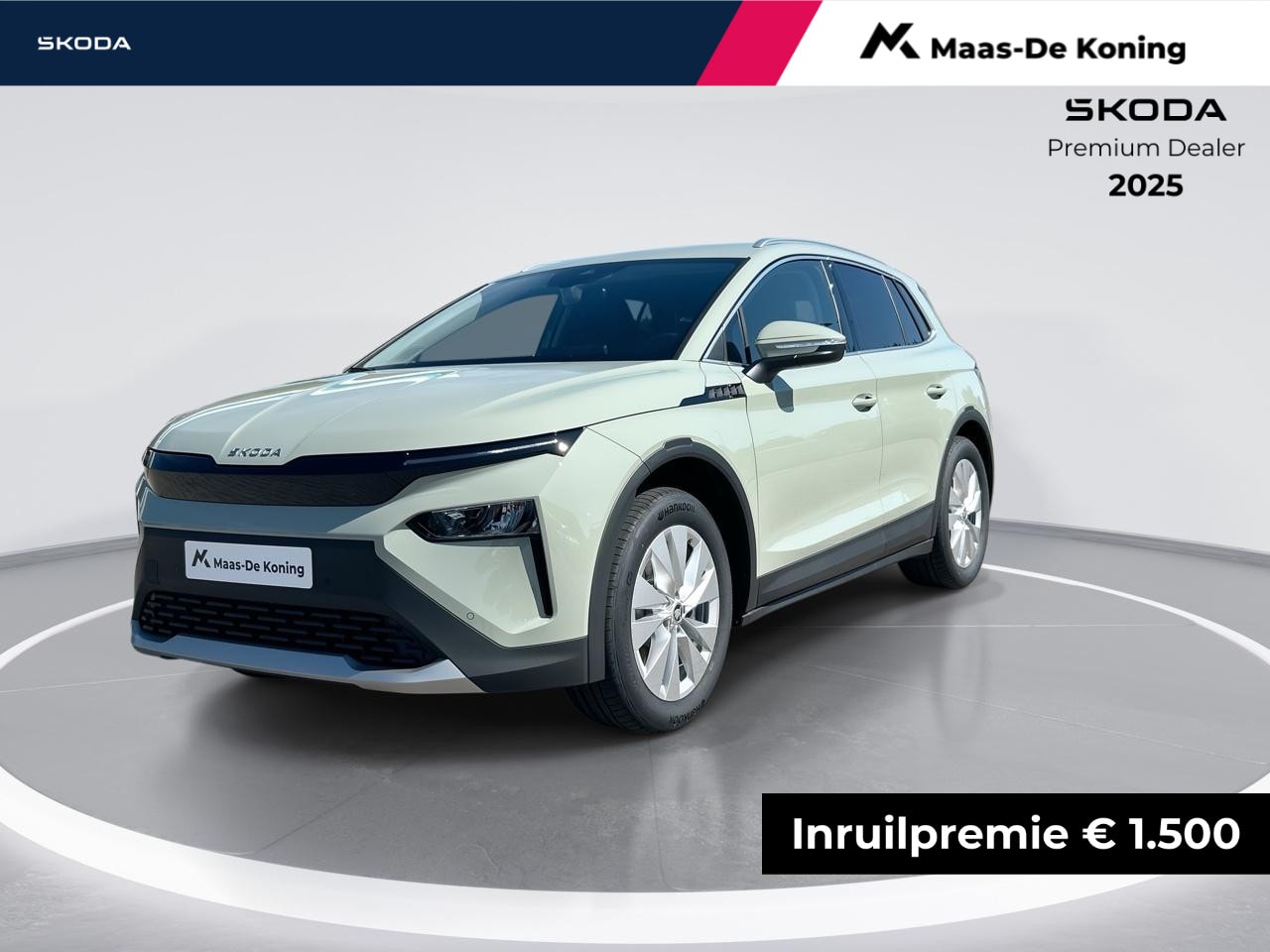 Skoda Elroq - Business Edition Tour Elektromotor 210 kW / 286 PK | Timiano Green | 1500,- inruilvoordeel - AutoWereld.nl