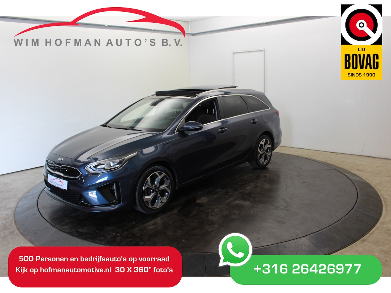 Kia Cee'd Sportswagon - Ceed 1.6 GDI PHEV ExecutiveLine Pano Dhoek Leder Cam Mem-Stoel Koel + Verw El-aKlep - AutoWereld.nl