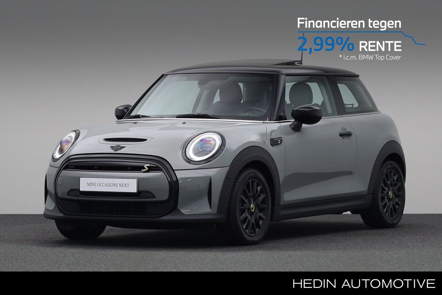 MINI Mini-Electric - Classic 33 kWh | Dak en buitenspiegels uitgevoerd in zwart | 	Piano Black Exterior pack | - AutoWereld.nl