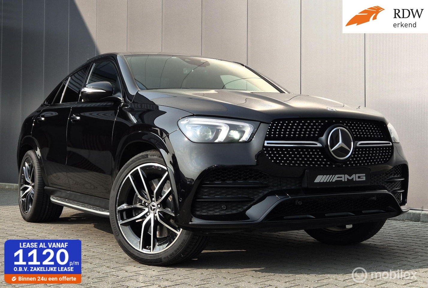 Mercedes-Benz GLE-Klasse Coupé - 400 d 4MATIC Premium Plus 2xAMG Pano Lucht Night Burm 22'' VOL! Grijs Kenteken! * DIRECT R - AutoWereld.nl