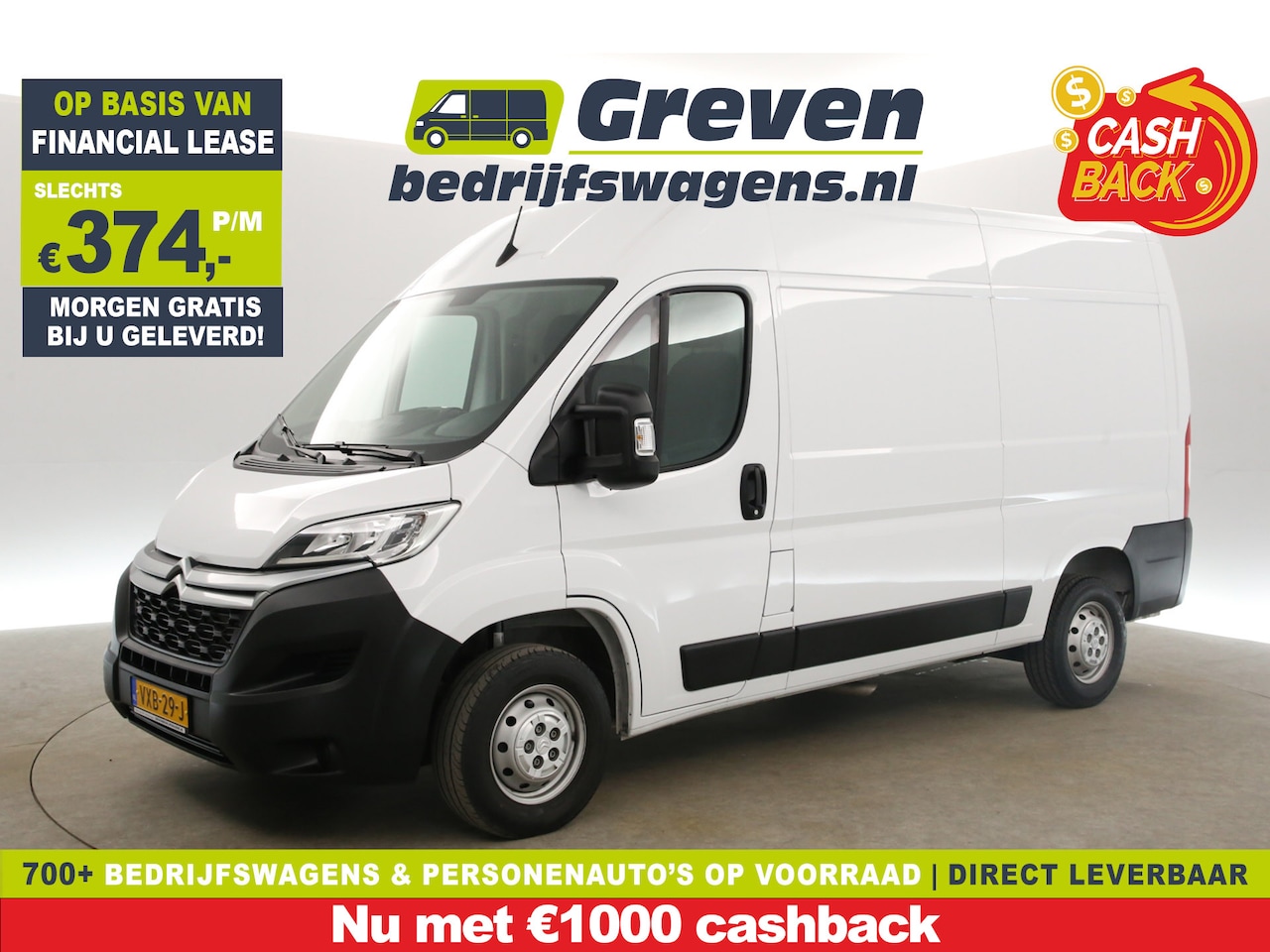 Citroën Jumper - 2.2 BlueHDi L2H2 | 140PK |  Airco | Cruise | Navigatie | 3 Persoons | Parkeersensoren | El - AutoWereld.nl