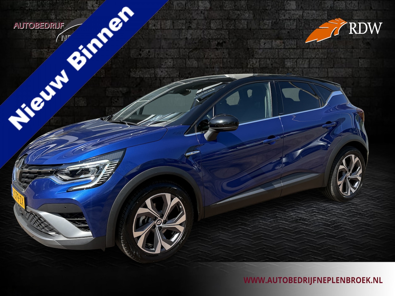 Renault Captur - 1.6 E-Tech Hybrid 145 R.S. Line | Navi | LED | Clima | PDC  09-2021 133.359 KM - AutoWereld.nl
