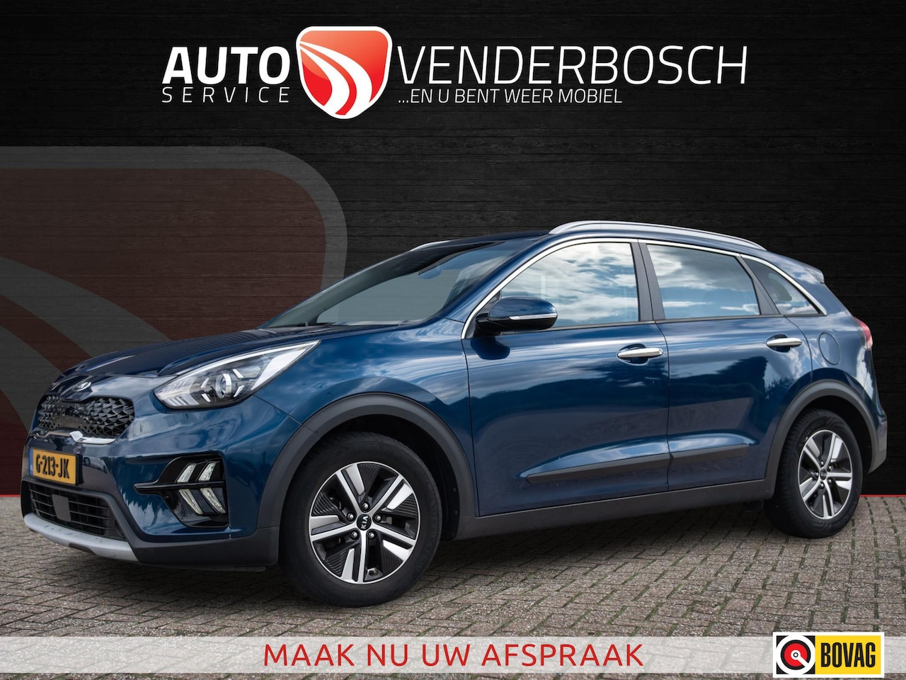 Kia Niro - 1.6 GDi Hybrid DynamicLine 141pk | Camera | CarPlay | Trekhaak 1.300 kg - AutoWereld.nl