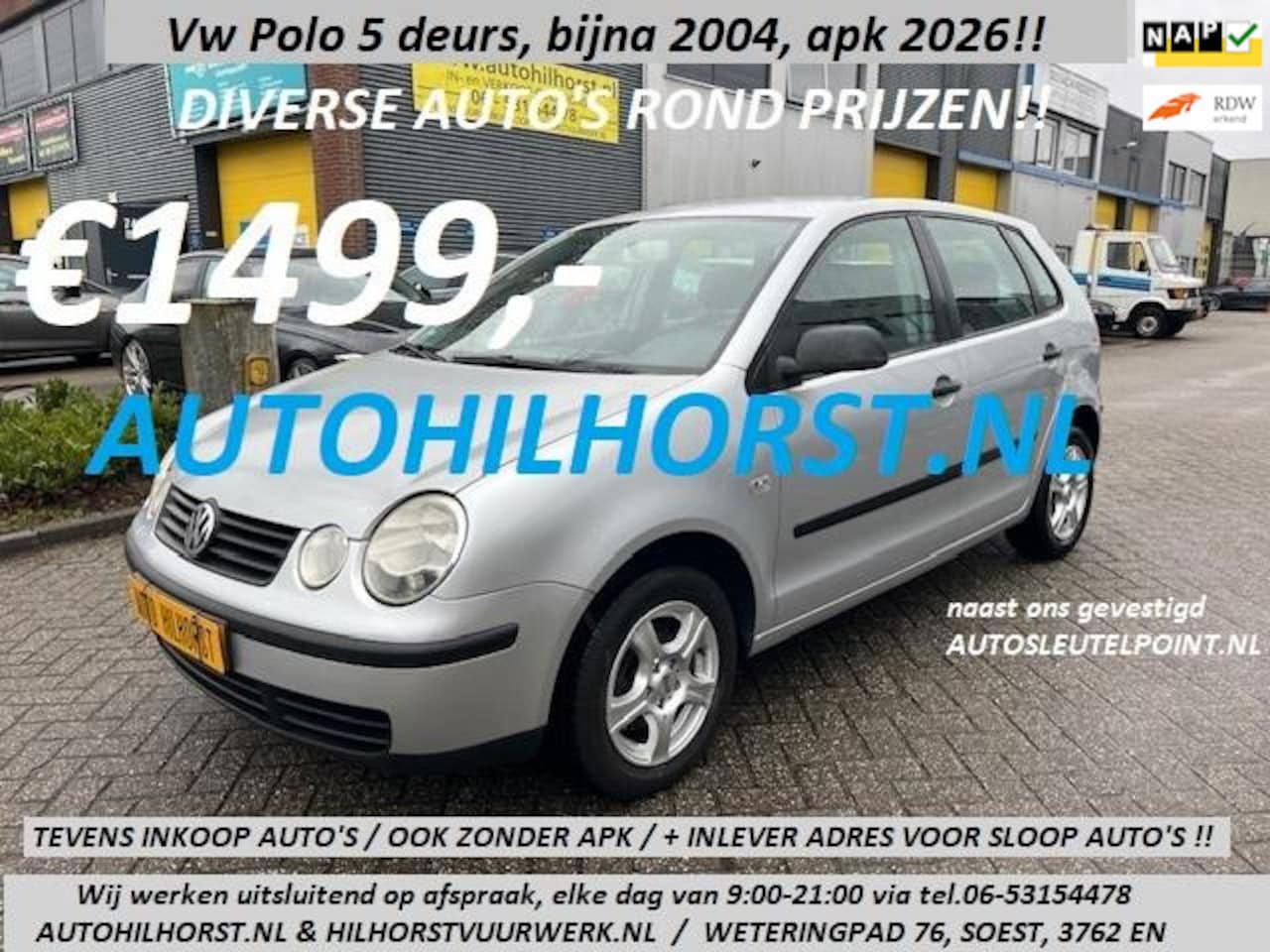 Volkswagen Polo - 1.2-12V Comfortline Leuke 5 deurs polo, apk 2026, enz - AutoWereld.nl