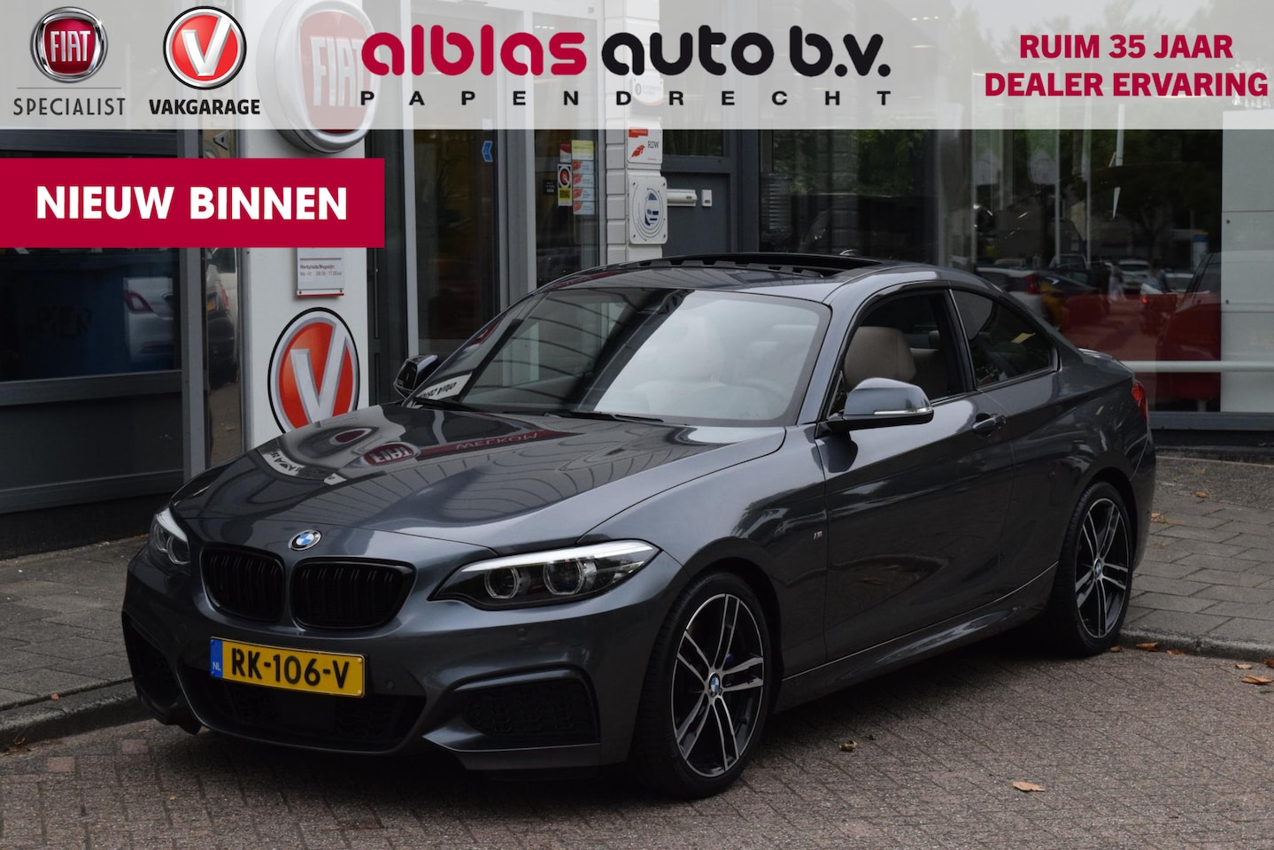 BMW 2-serie Coupé - 218i High Executive|M-pakket|Dak|Leer - AutoWereld.nl