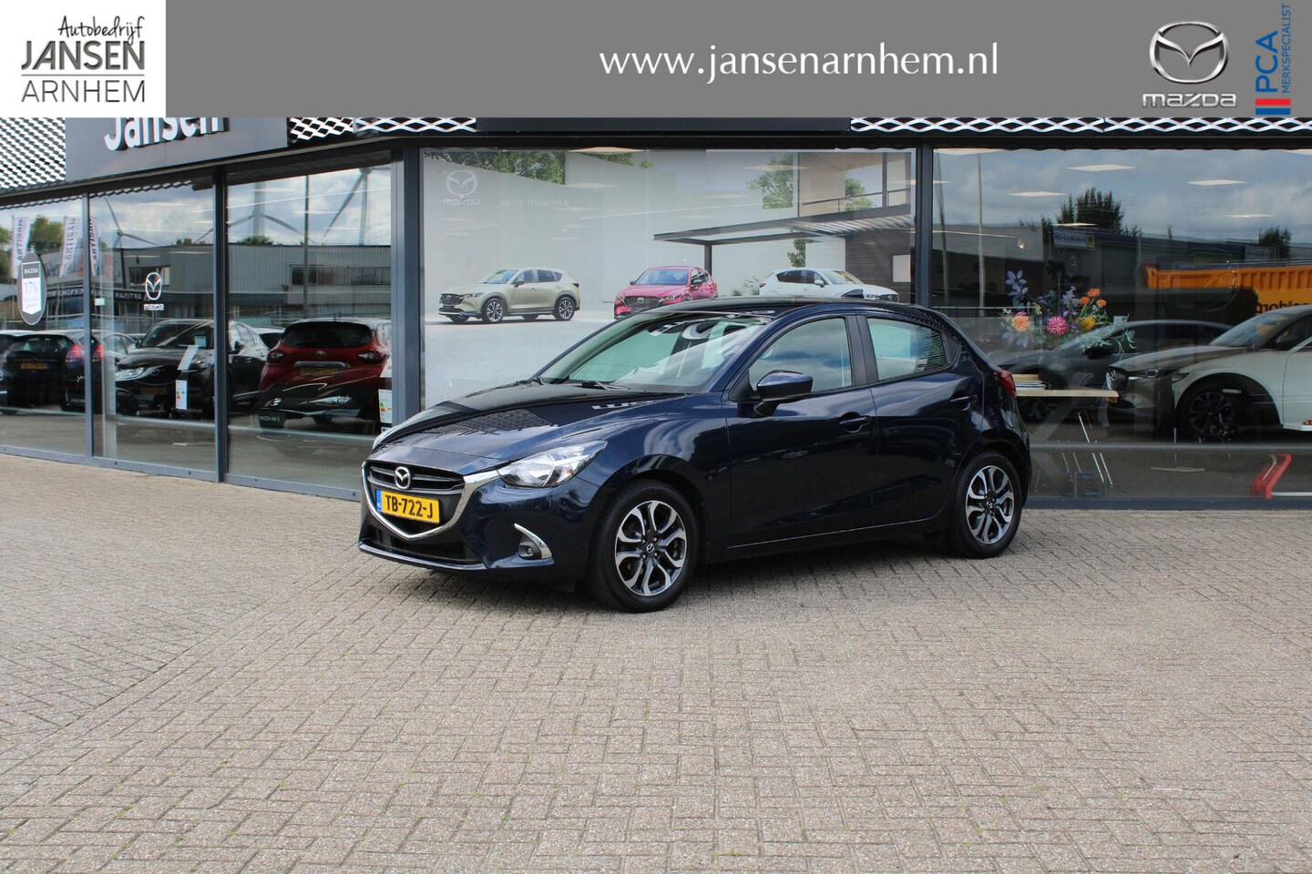 Mazda 2 - 1.5 Skyactiv-G Dynamic+ Trekhaak, Cruise, Navi, PDC, Airco, Bluetooth, LMV 16 Inch - AutoWereld.nl