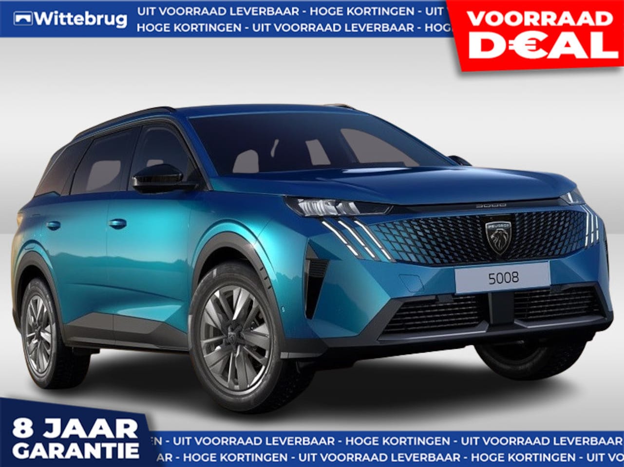 Peugeot 5008 - 1.2 Hybrid 145 Allure DIRECT RIJDEN - 360 VISION & DRIVE ASSIST - 8 JAAR GARANTIE - AutoWereld.nl