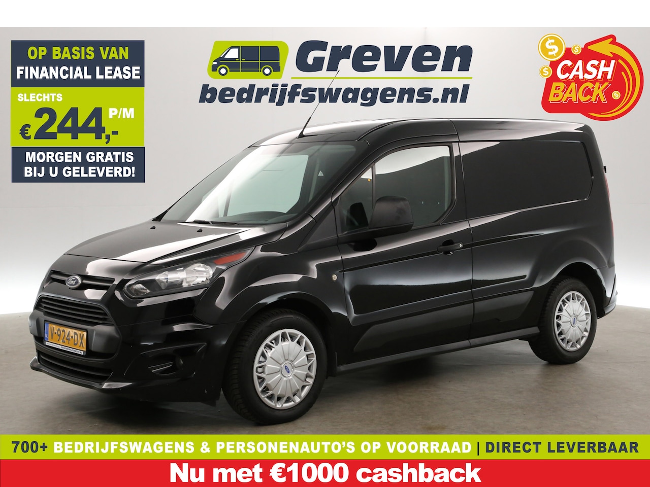 Ford Transit Connect - 1.5 TDCI L1H1 | MARGE! | Airco 3 Persoons Elektrpakket Schuifdeur - AutoWereld.nl