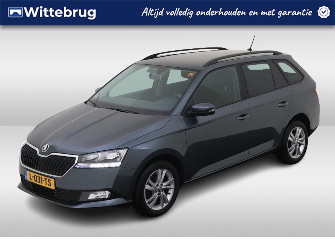 Skoda Fabia Combi - 1.0 TSI Ambition Sunset Airco / Cruise control/ Navigatie / Bluetooth / Parkeersensoren / - AutoWereld.nl