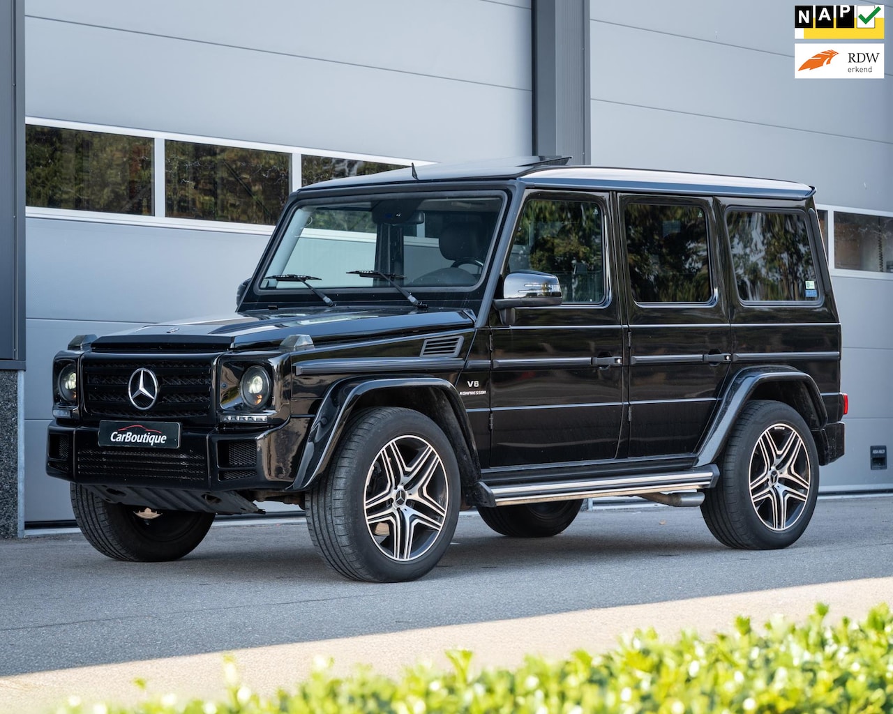 Mercedes-Benz G-klasse - AMG 55 K. St.Wagon I Schuifdak I Trekhaak I Camera I Boekjes I - AutoWereld.nl