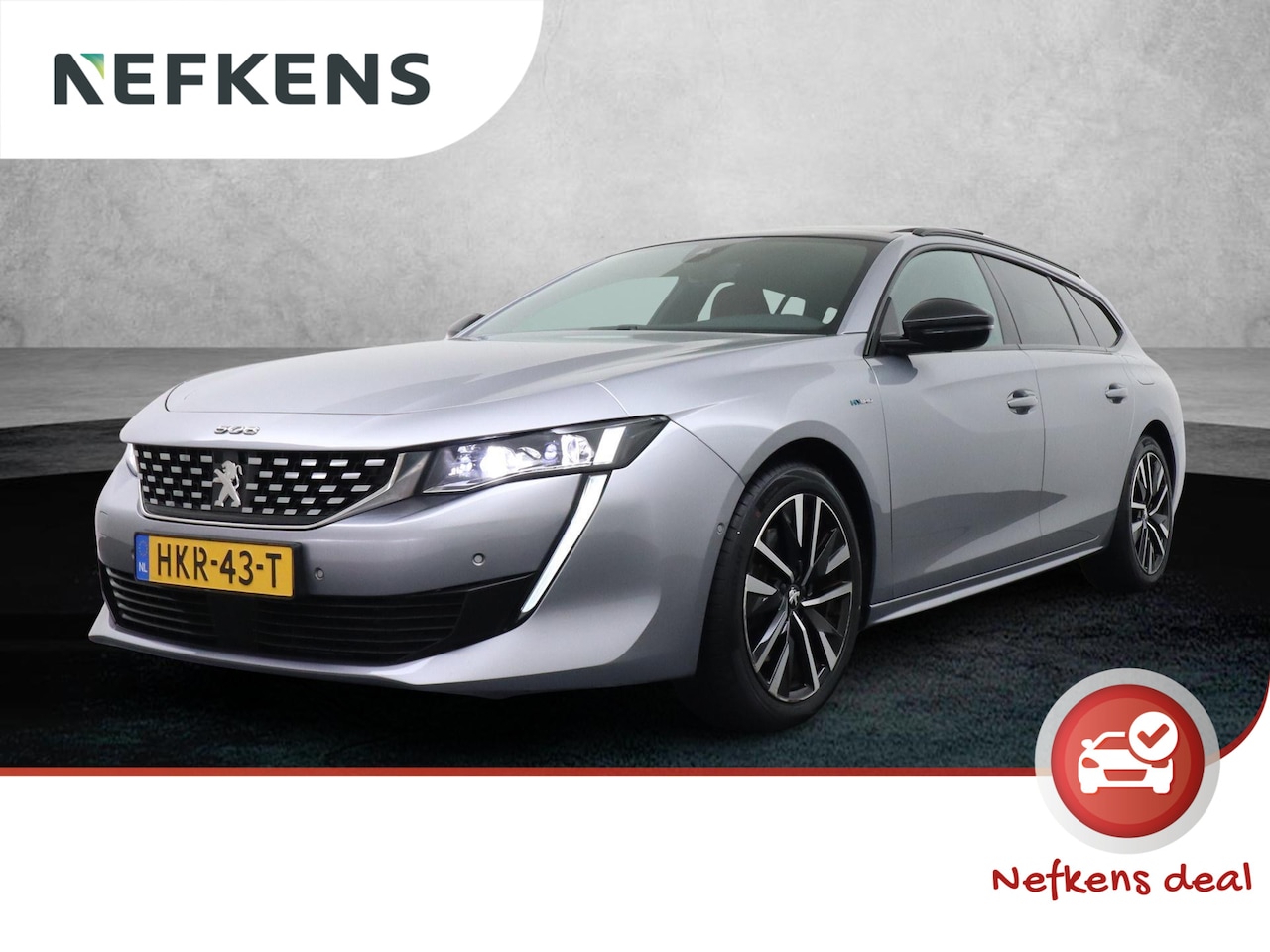 Peugeot 508 SW - GT Pack 1.6 Plug-in HYbrid 225pk Automaat | Navigatie | Schuif-/kanteldak | Achteruitrijca - AutoWereld.nl