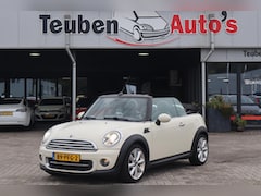 MINI Cabrio - 1.6 Cooper Chili Lederen interieur, Stoelverwarming, Climate control, Navigatie