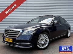 Mercedes-Benz S-klasse - 560e Lang 4Matic Pano Led Carplay Camera 2018 Vol Opties Dealer Onderhouden Eerste Eigenaa