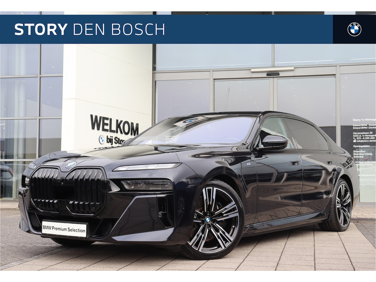 BMW i7 - xDrive60 High Executive M Sport / Panoramadak / Trekhaak / Stoelventilatie / Massagefuncti - AutoWereld.nl