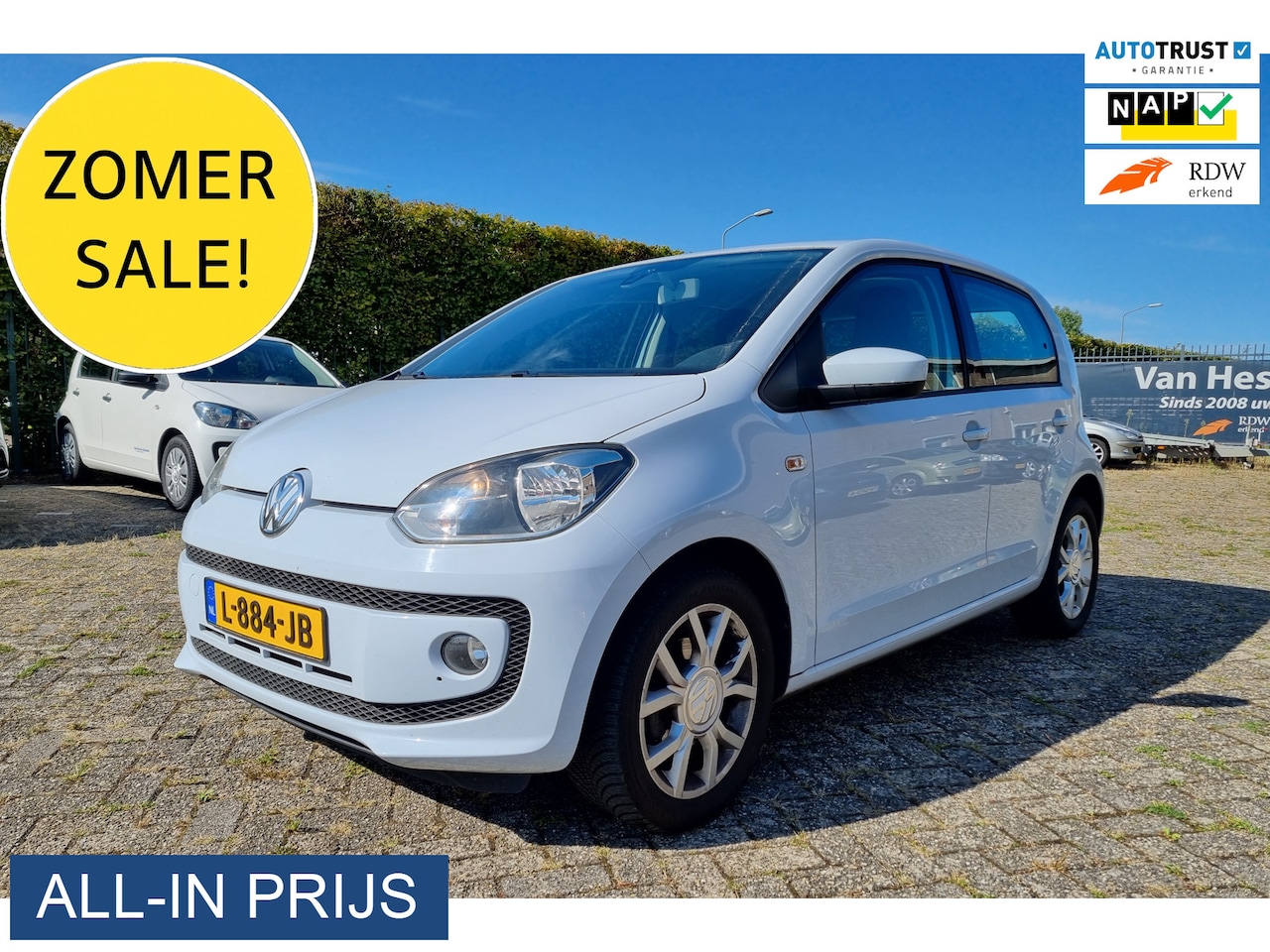 Volkswagen Up! - 1.0 high up! 75PK! ✅75PK  ✅5-DEURS ✅MOOIE AUTO - AutoWereld.nl
