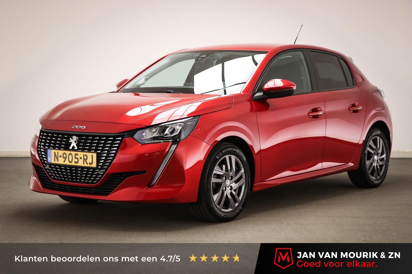 Peugeot 208 - 1.2 PureTech Blue Lease Active | LED | DAB | APPLE | NAVIGATIE - AutoWereld.nl