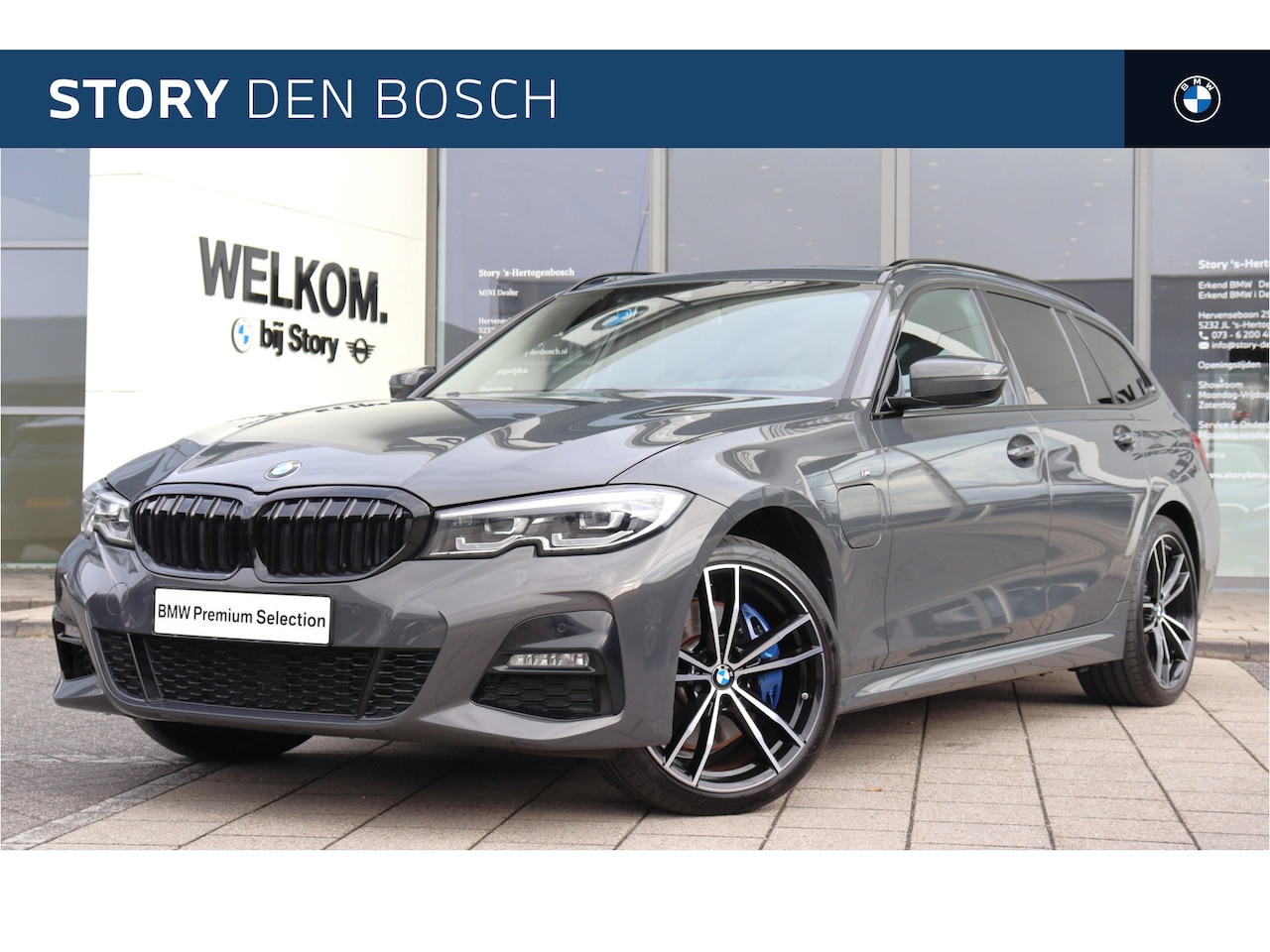 BMW 3-serie Touring - 330e xDrive High Executive M Sport Automaat / Panoramadak / Trekhaak / Sportstoelen / Acht - AutoWereld.nl