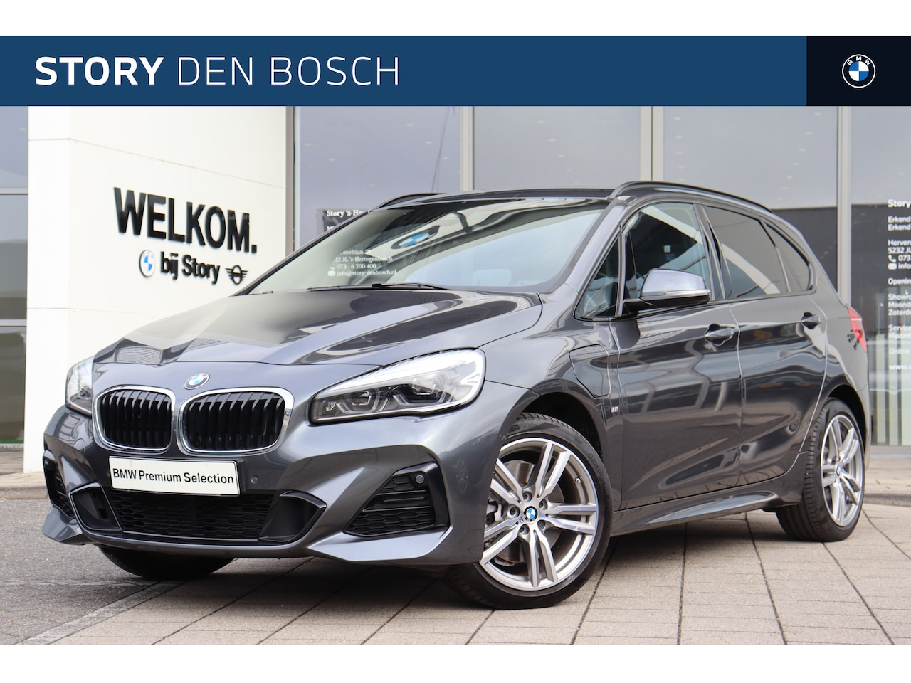 BMW 2-serie Active Tourer - 225xe High Executive M Sport Automaat / Sportstoelen / Adaptieve LED / Head-Up / Stoelverw - AutoWereld.nl