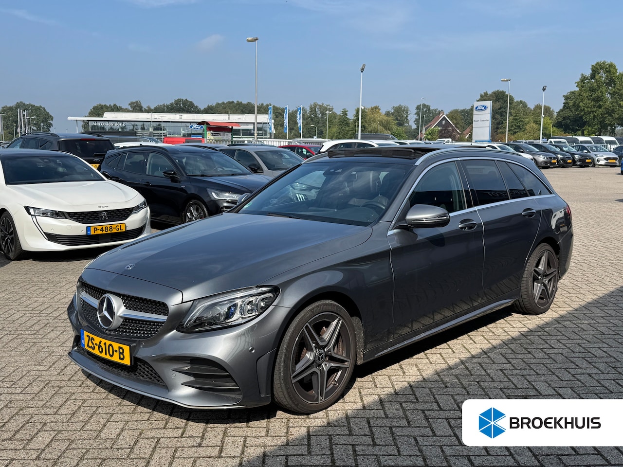 Mercedes-Benz C-klasse Estate - 200 Business Solution AMG Plus Upgrade Edition | Pano | Leder | Camera | Wide Screen | Tre - AutoWereld.nl