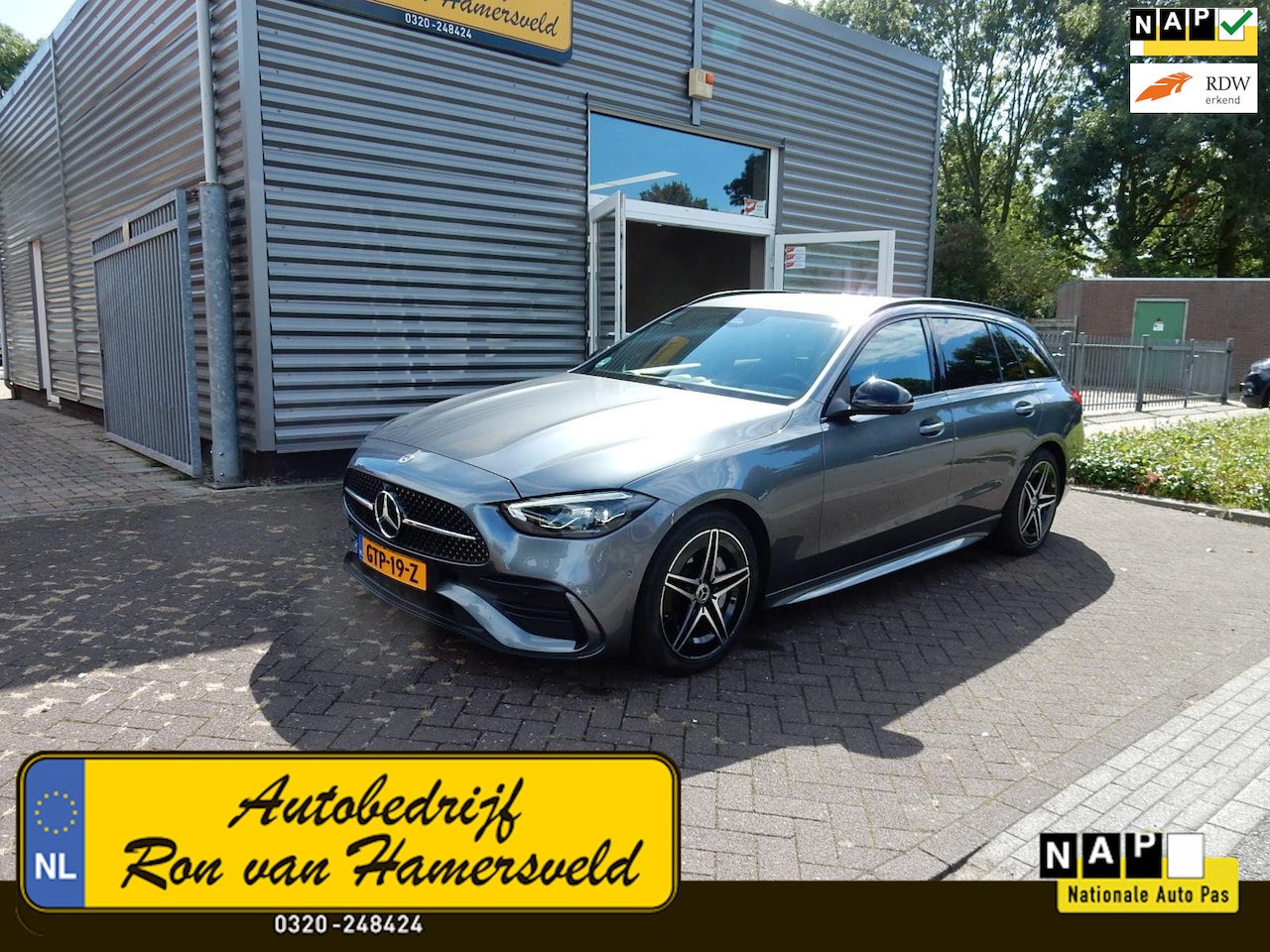 Mercedes-Benz C-klasse Estate - 200 AMG LINE*LED VERL*LEDER*360 CAM*NAVI* - AutoWereld.nl