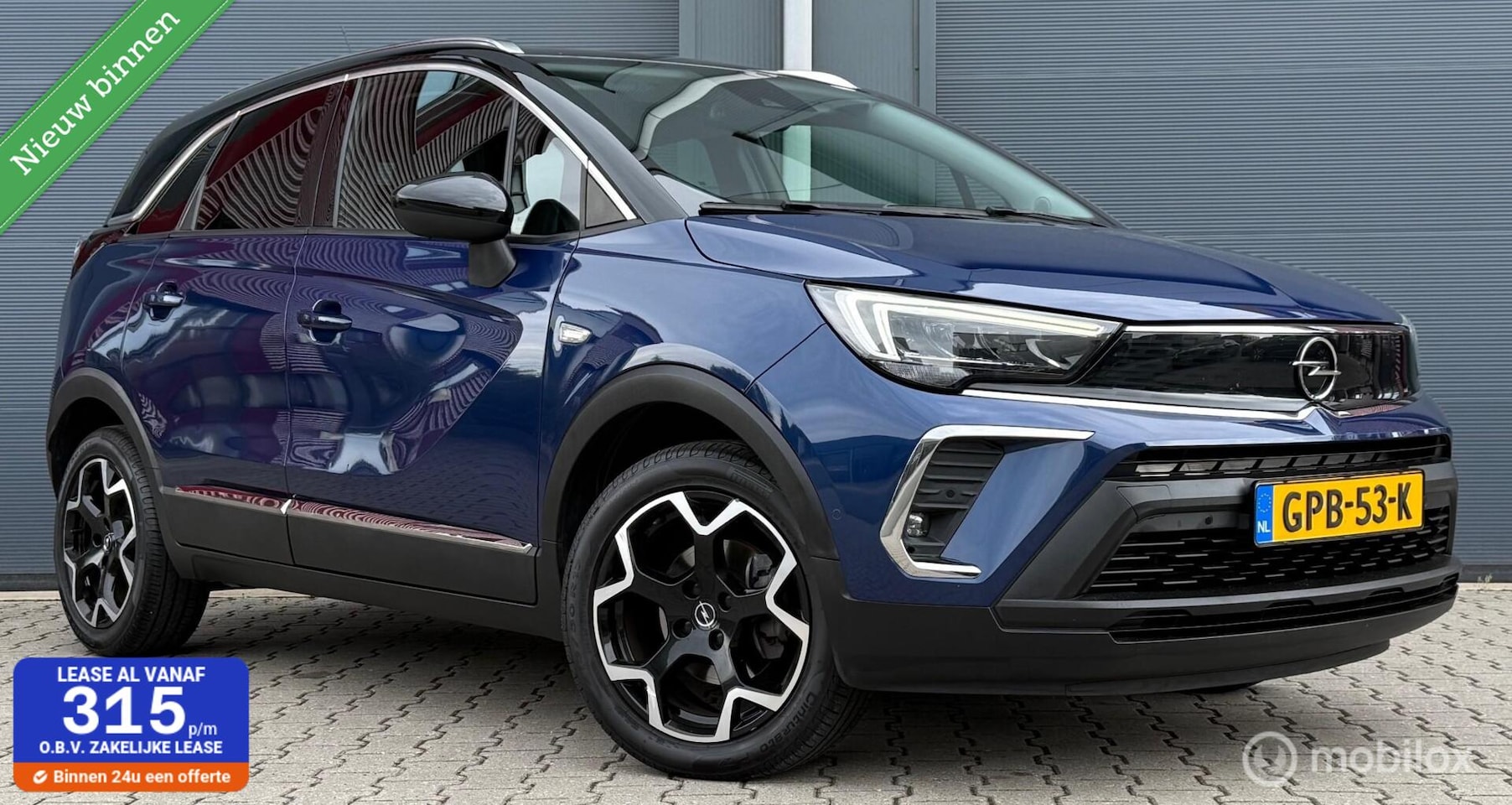 Opel Crossland - 1.2 Turbo Ultimate Automaat Carplay/LED/Clima - AutoWereld.nl