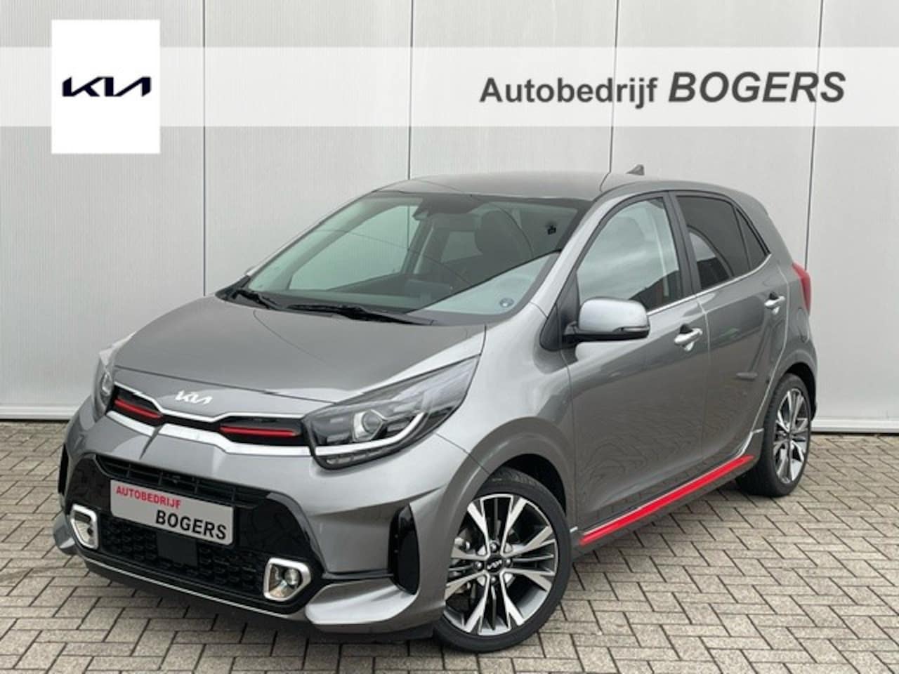 Kia Picanto - 1.2 GT-Line Automaat Navigatie, Leder, Climate Control, Cruise Control, 16"Lm, Stoel/Stuur - AutoWereld.nl