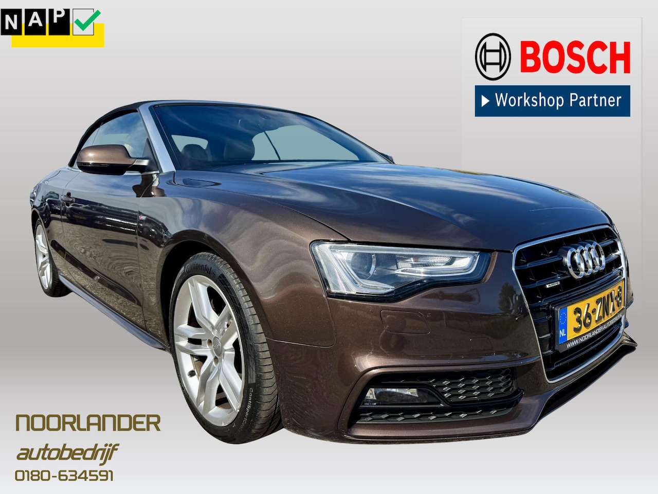 Audi A5 Cabriolet - 3.0 TFSI quattro Pro Line S 3.0 TFSI quattro Pro Line S - AutoWereld.nl