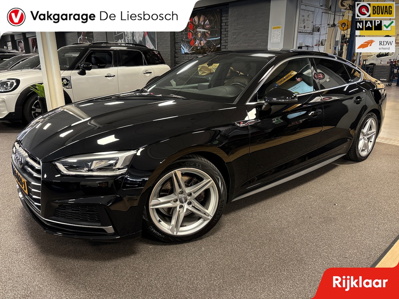 Audi A5 Sportback - 2.0 TFSI MHEV Sport S-line Edition 2.0 TFSI MHEV Sport S-line Edition,leer,navi,boeken, origineel nederlands - AutoWereld.nl