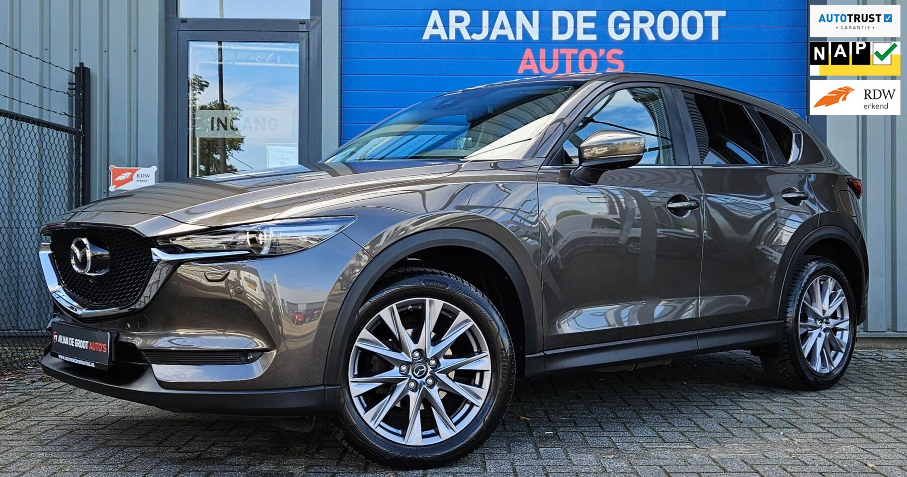 Mazda CX-5 - 2.0 SkyActiv-G 165 GT-M 4WD Navi 360cam HUD LED Carplay Trekhaak - AutoWereld.nl