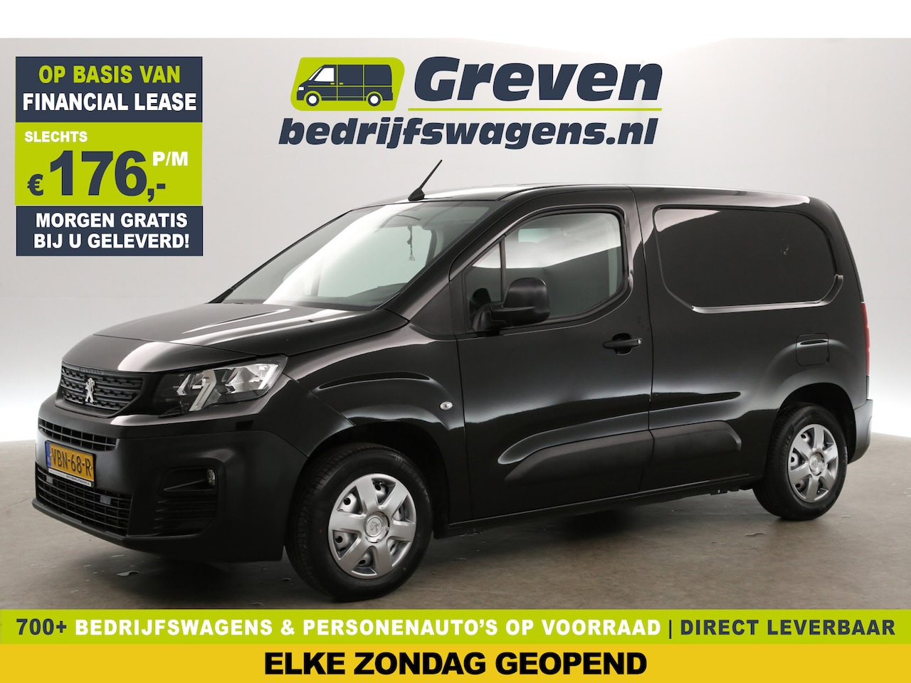 Peugeot Partner - 1.6 BlueHDI L1H1 | Airco | Carplay | Parkeersensoren | Trekhaak | Schuifdeur - AutoWereld.nl