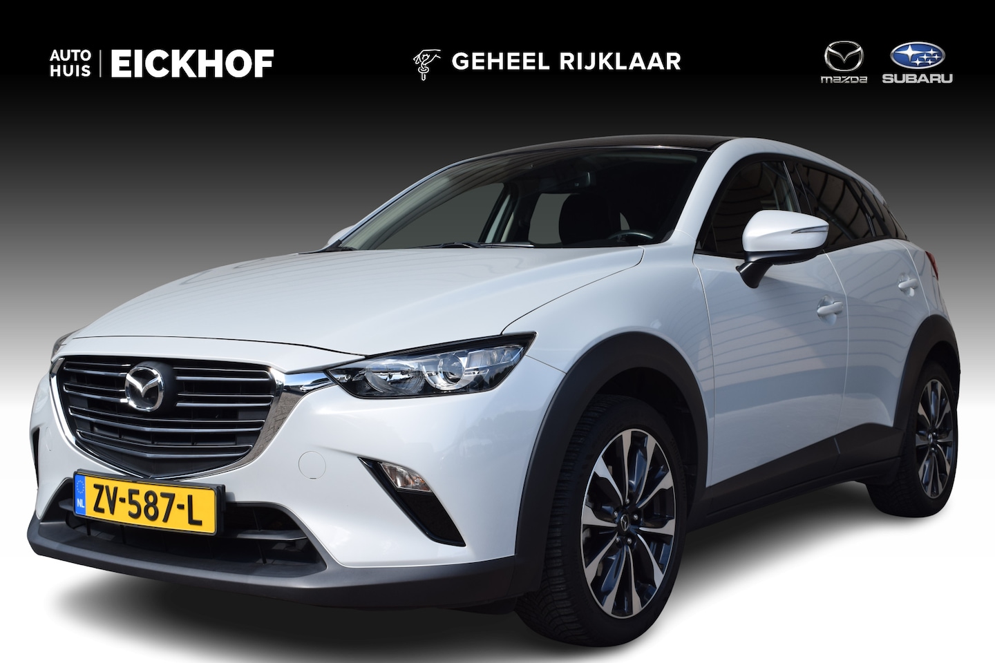Mazda CX-3 - 2.0 SkyActiv-G 120 Sport Selected - Afneembare trekhaak - All season banden - Zwart dak - AutoWereld.nl