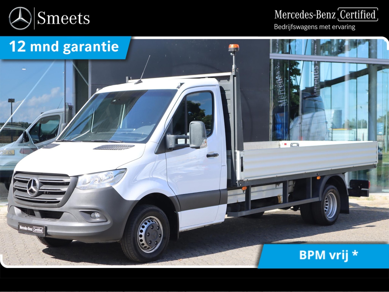 Mercedes-Benz Sprinter - 519 CDI L2 OPEN LAADBAK 3.5T TREKHAAK - AutoWereld.nl