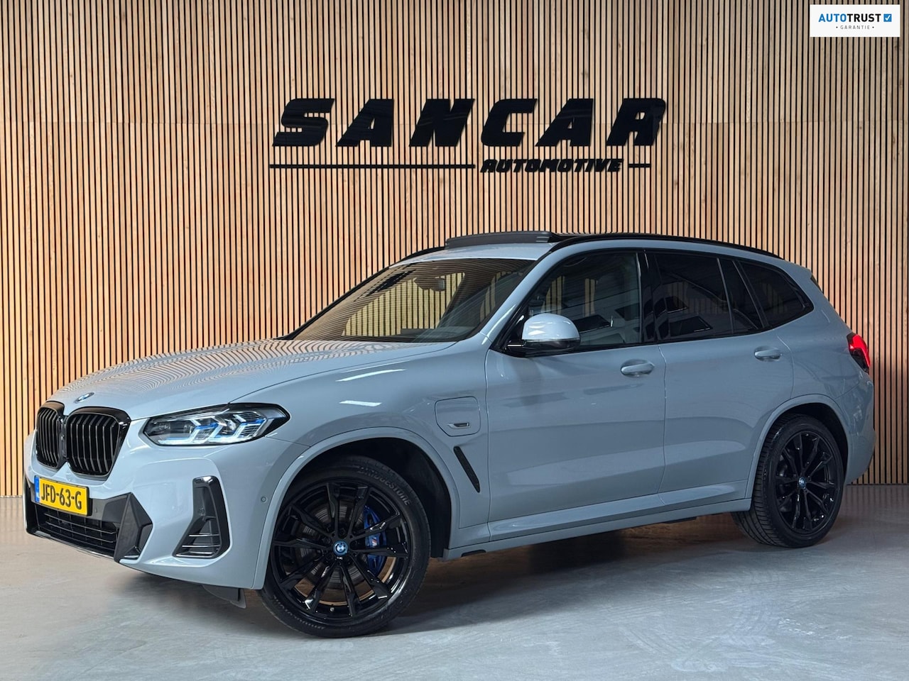 BMW X3 - XDrive30e M-sport BROOKLYN GRAU FACELIFT PANO|HUD|TREKHAAK|360 CAM|AMBIENT|E-ZETEL/MEMORY| - AutoWereld.nl