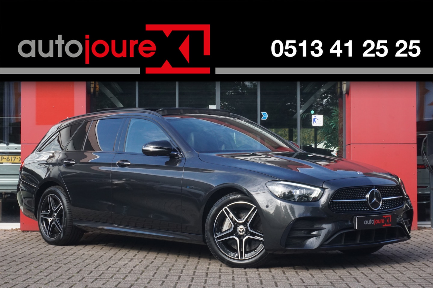 Mercedes-Benz E-klasse Estate - 300 de AMG Line | Burmester Audio | Panoramadak | Memory | HUD | ACC | White Screen | 360° - AutoWereld.nl
