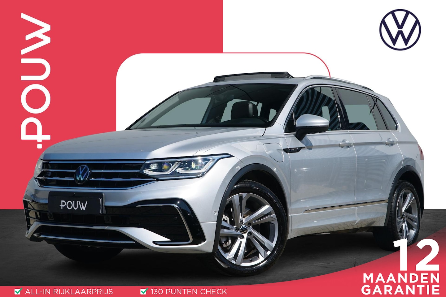 Volkswagen Tiguan - 1.4 TSI 245pk eHybrid R-Line Business | Panoramadak | 360 Camera | Adaptieve Demping | Ele - AutoWereld.nl