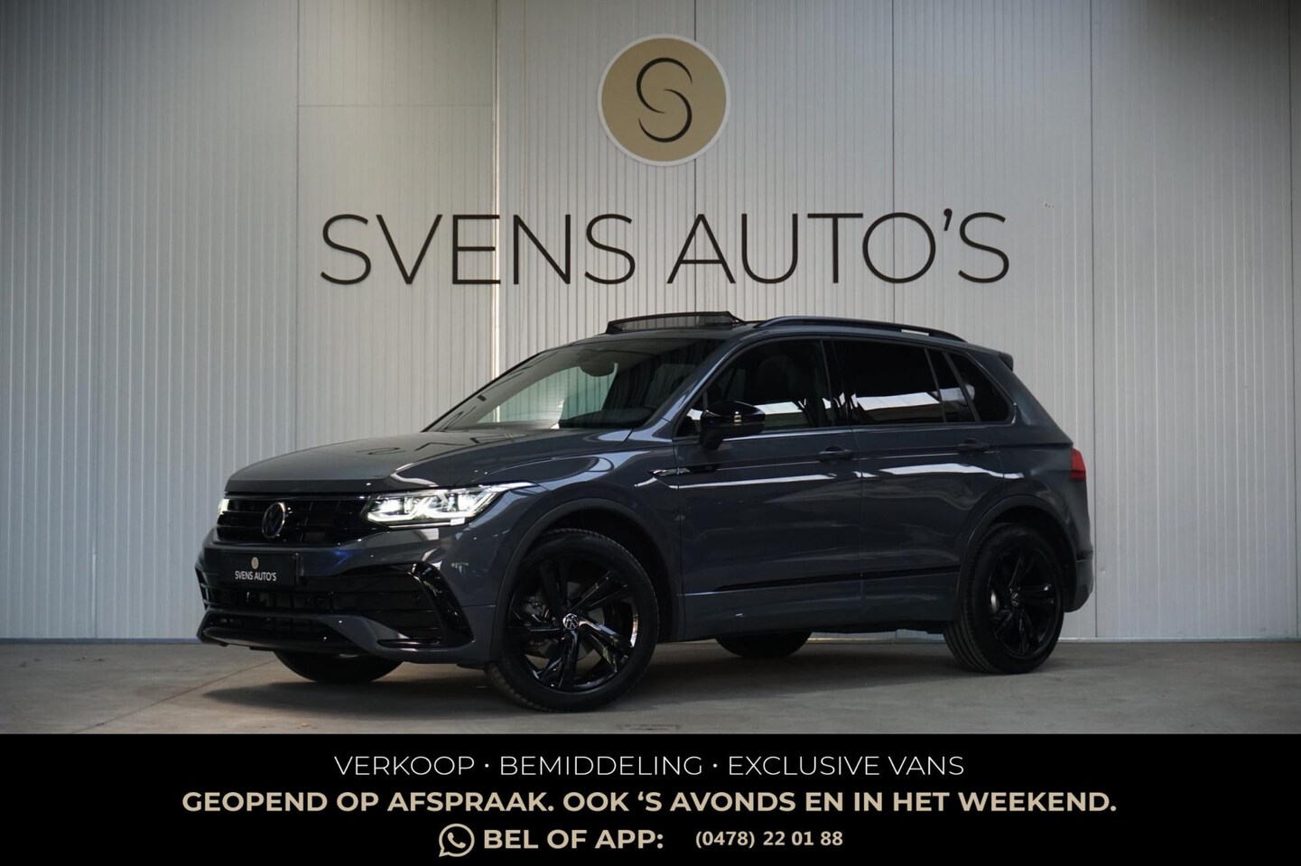 Volkswagen Tiguan - 1.5 TSI R-Line Black Style Panodak|Delphin Grey|Matrix LED - AutoWereld.nl