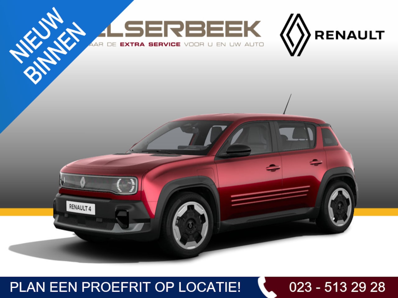 Renault 4 - urban range evolution 40 kWh "Snel te leveren" - AutoWereld.nl