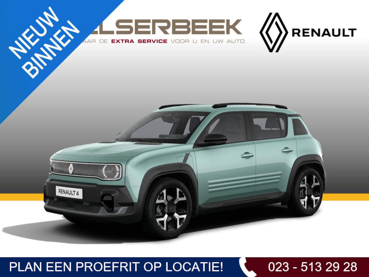 Renault 4 - comfort range techno 52 kWh "Nu op Voorraad" - AutoWereld.nl