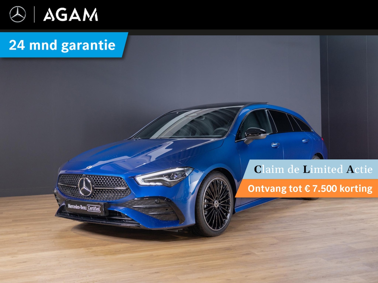 Mercedes-Benz CLA-klasse Shooting Brake - 180 Star Edition AMG LIMITED Panorama dak - AutoWereld.nl