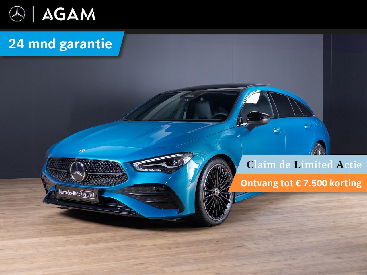 Mercedes-Benz CLA-klasse Shooting Brake - 180 AMG Line Panorama dak - AutoWereld.nl