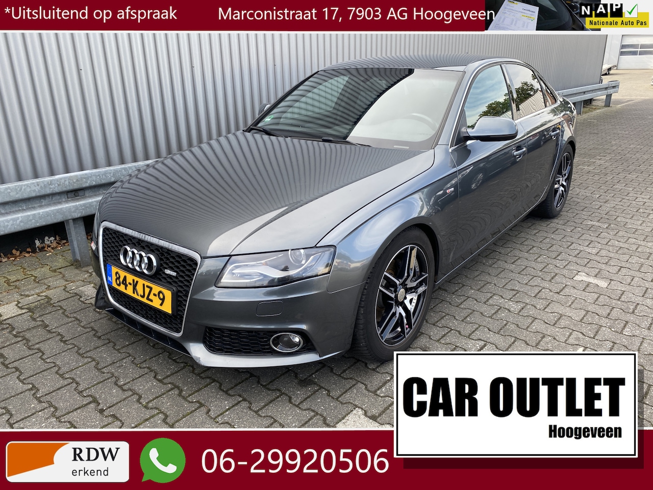 Audi A4 Limousine - 1.8 TFSI S edition Leer, Clima, Navi, CC, PDC v/a, LM, nw. APK – Inruil Mogelijk – - AutoWereld.nl