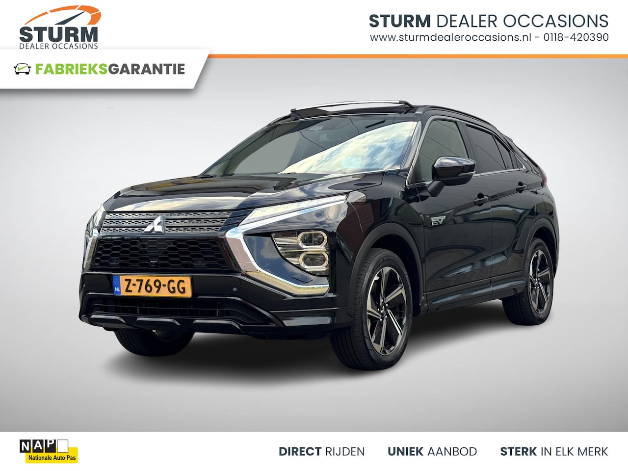 Mitsubishi Eclipse Cross - 2.4 PHEV Instyle NL-auto, Meest Luxe Uitvoering! - AutoWereld.nl