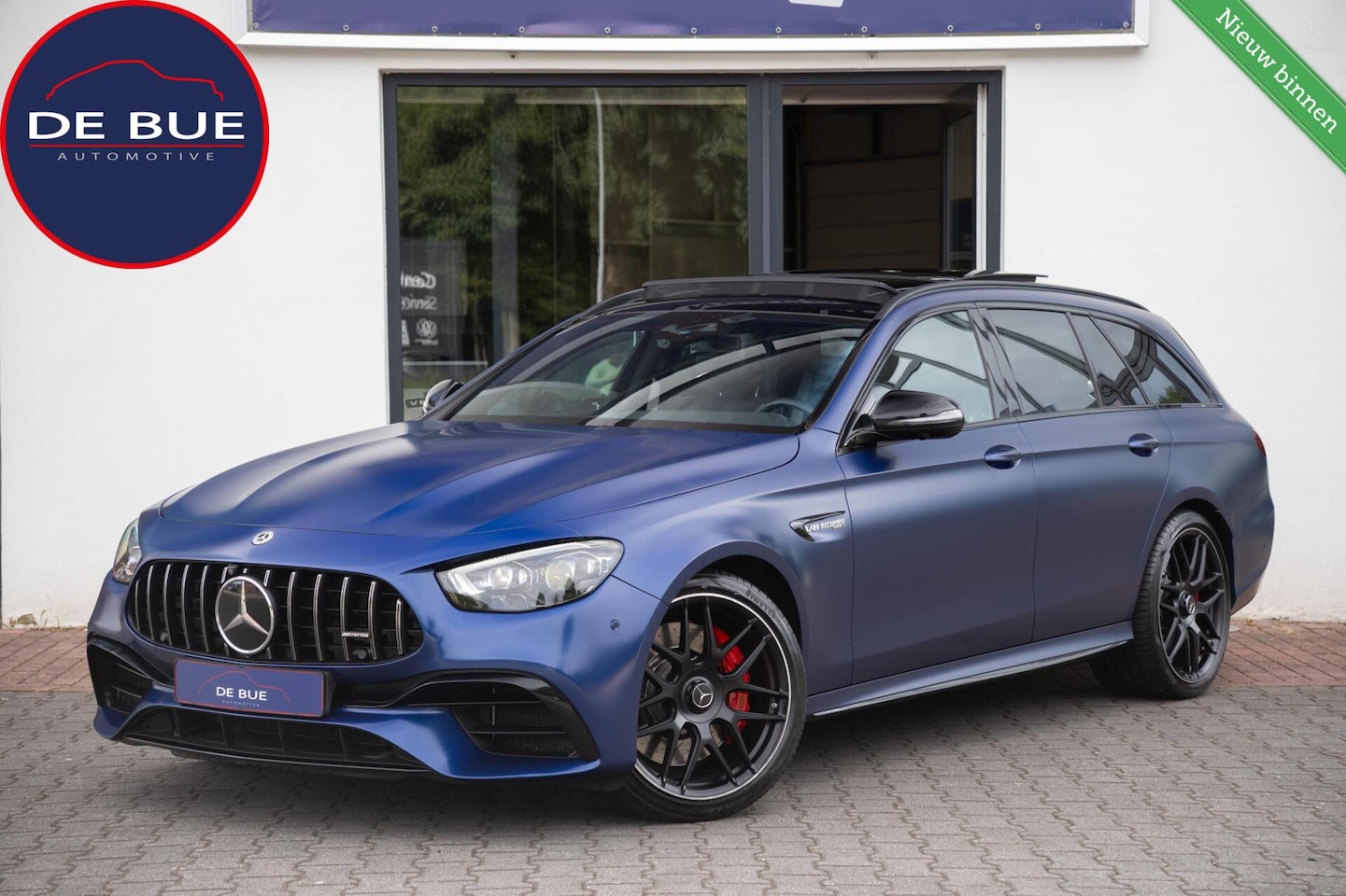 Mercedes-Benz E-klasse Estate - AMG 63 S 4MATIC+ 612PK Estate 1ste Eig. Pano Burmester Trekhaak Manufaktur UNIEK Dealer On - AutoWereld.nl
