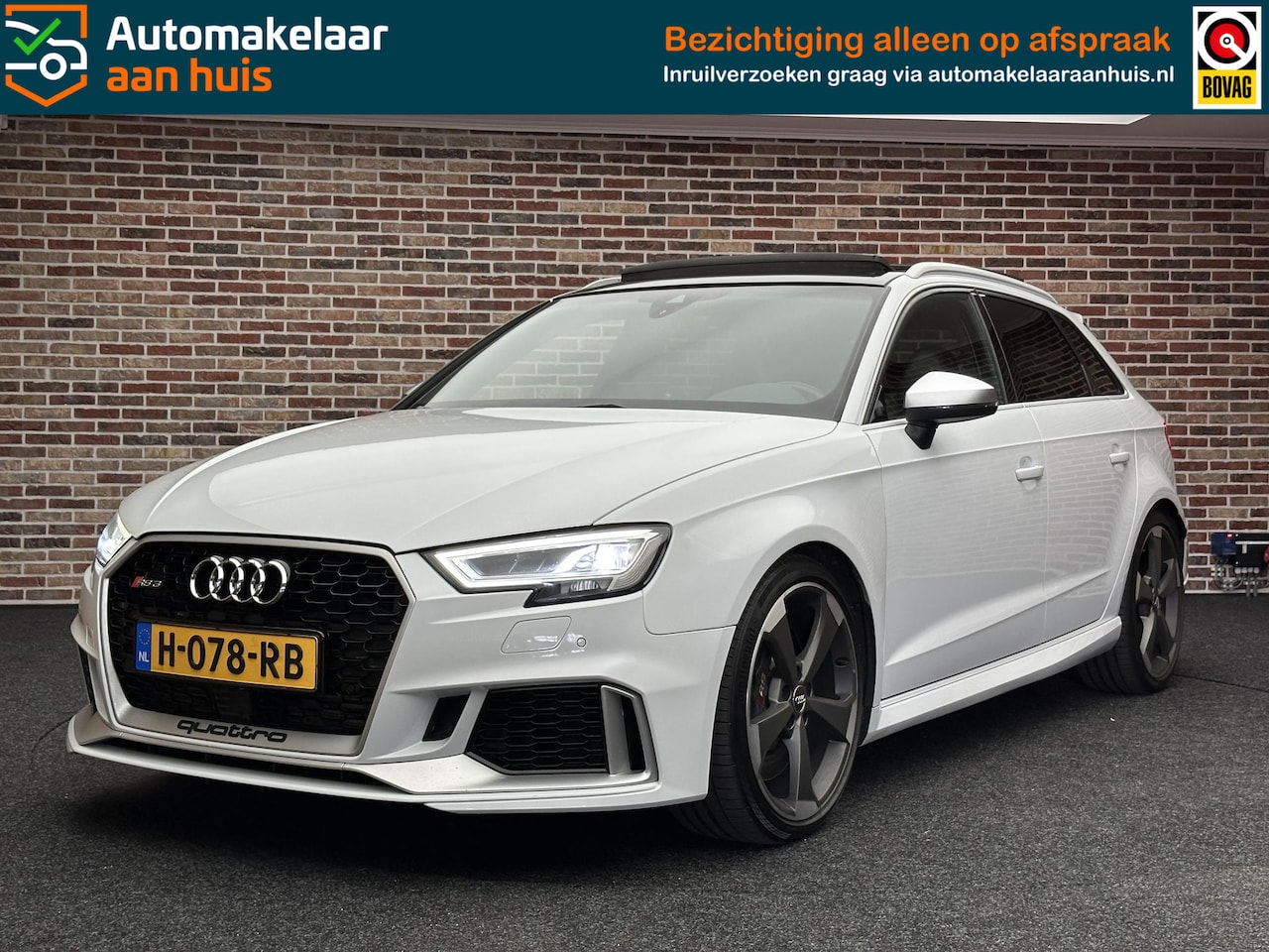 Audi RS3 - Sportback 2.5 TFSI quattro | B&O| Dak| Adaptieve cruise| Keyless| - AutoWereld.nl