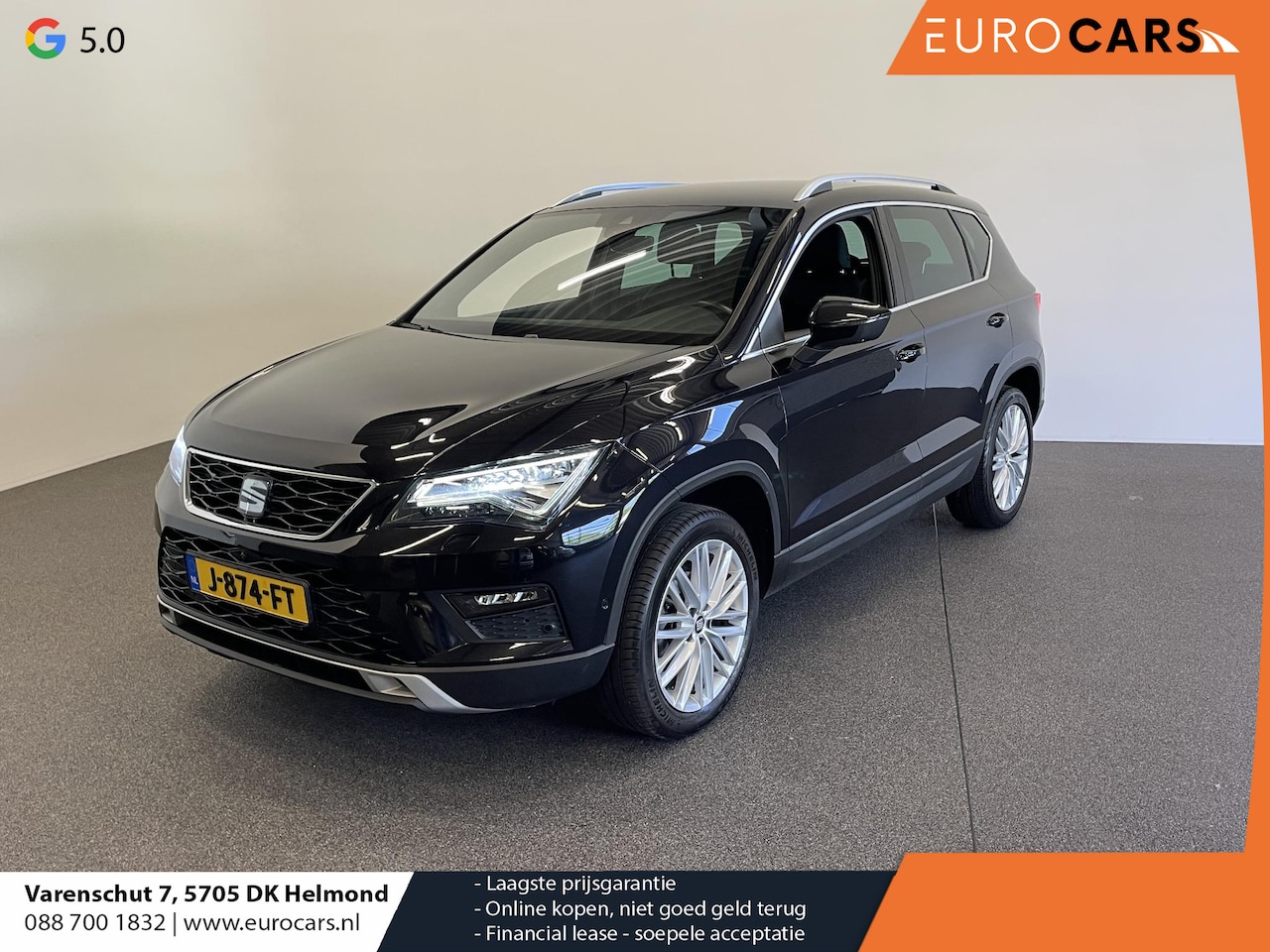 SEAT Ateca - 1.5 TSI Xcellence Business Intense Airco ECC Navi PDC VA+Camera Adaptive Cruise Control Fu - AutoWereld.nl