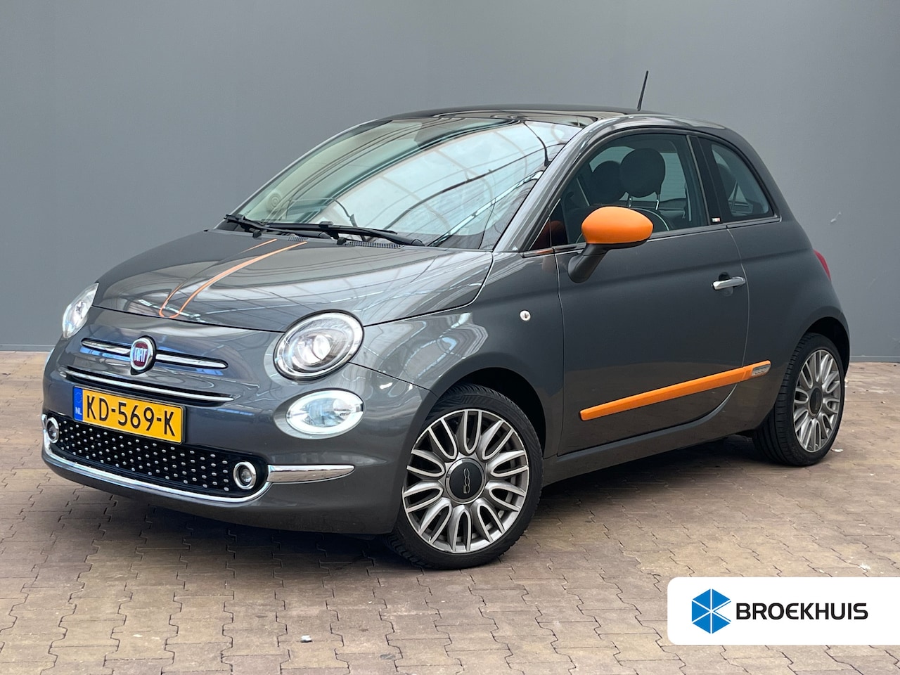 Fiat 500 - 0.9 TwinAir Turbo Lounge | BTW Auto!!!| Panoramadak | Climate Controle | Navigatie | Parke - AutoWereld.nl
