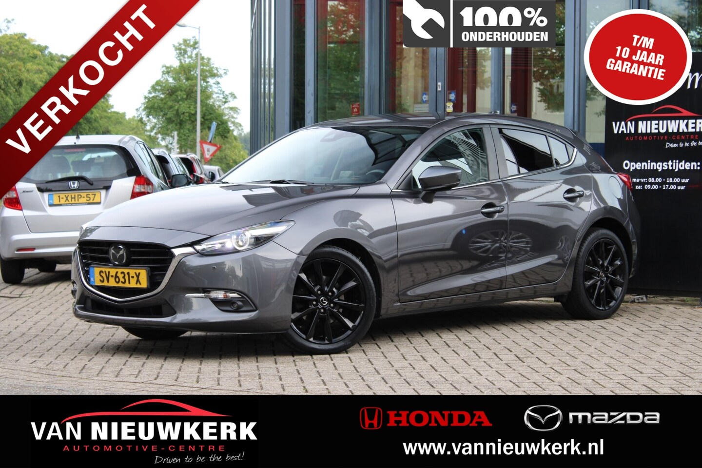 Mazda 3 - Hatchback Skyactive-G 120 pk Automaat GT-M BOSE Leder Adaptive Cruise Control - AutoWereld.nl